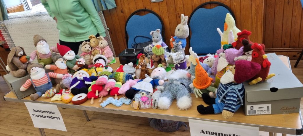 Angmering Yarn Bombers stall