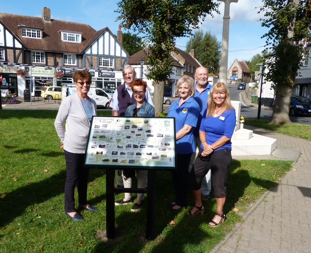 Angmering Village Heritage Map supported by Angmering in Bloom
