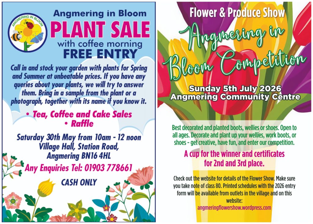 Angmering in Bloom 2026 events