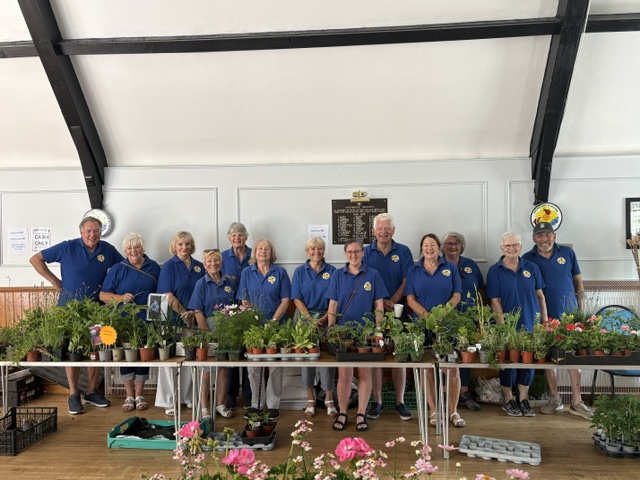 Angmering in Bloom team at plant sale