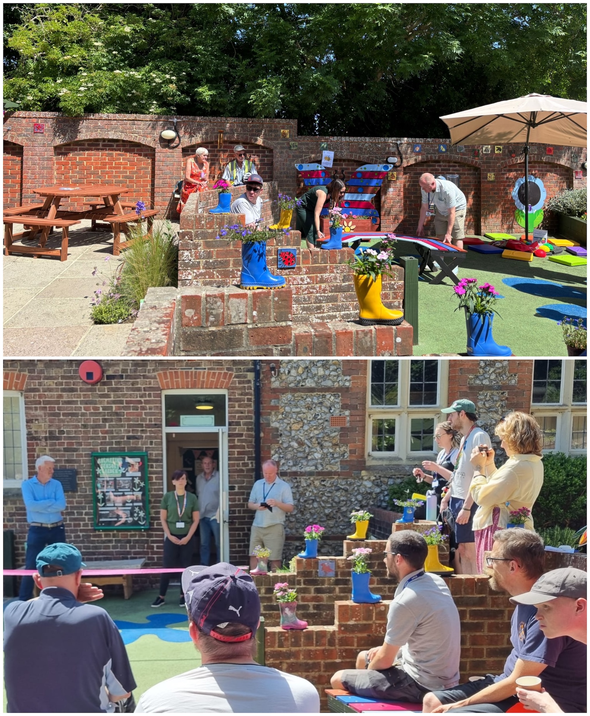 Angmering Library Garden opening event May 2026